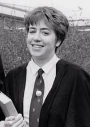 Katharine as a student at Ripon Grammar School in 1988.