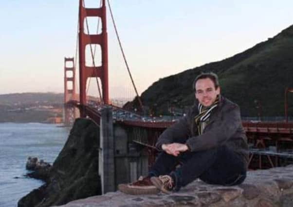 Germanwings co-pilot Andreas Lubitz in San Francisco, California.