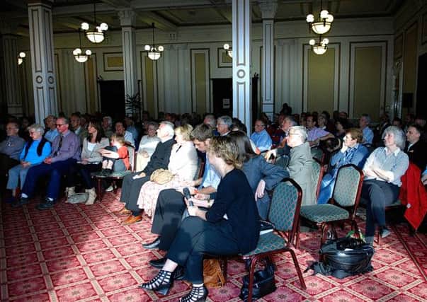 tis. The General Election meeting held at the Cedar Court Hotel receives a full house in 2010. 100428ARpic14.