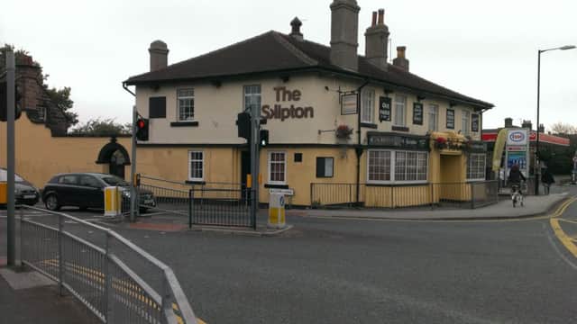 The Skipton pub on the corner of Skipton Road and Bilton Lane.