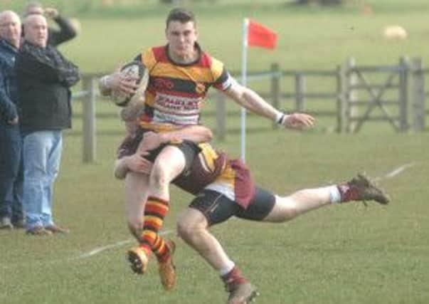 Harrogate Rugby Club in action (1504043AM1)