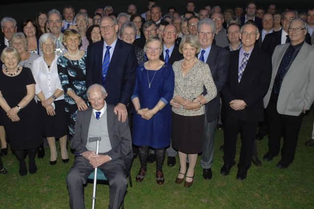 Members of Knaresborough Cricket Club at the Bi Centennial Launch Reception. (1504091AM1)