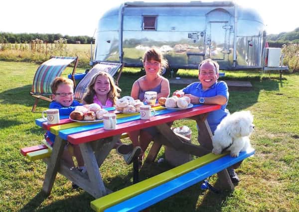 Warwick Davies and his family for ITV's 'Weekend Escapes with Warwick Davis' (s)