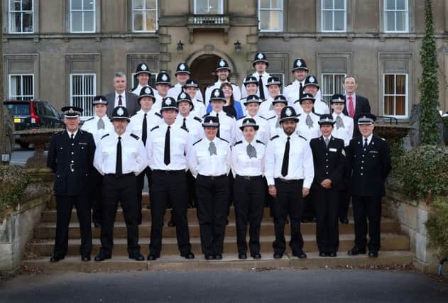 24 special constables appointed to North Yorkshire - five in Harrogate. (S)