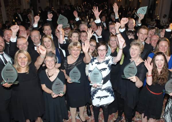 Winners at the 2015 Harrogate Advertiser Series Business Awards (1504303AM16)