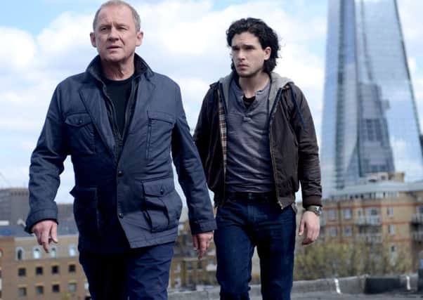 Undated Film Still Handout from Spooks: The Greater Good with Peter Firth and Kit Harington. See PA Feature FILM Reviews. Picture credit should read: PA Photo/Pinewood Pictures. WARNING: This picture must only be used to accompany PA Feature FILM Reviews.