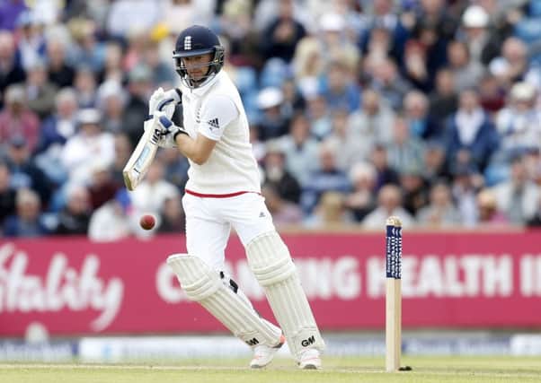 England's Adam Lyth during day two of the Investec Second Test at Headingley, Leeds. (Lynne Cameron/PA Wire)