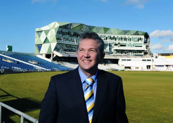 FUTURE PLANS: Yorkshire chief executive Mark Arthur says new south stand is vital to grounds Test future.. Picture : Jonathan Gawthorpe.