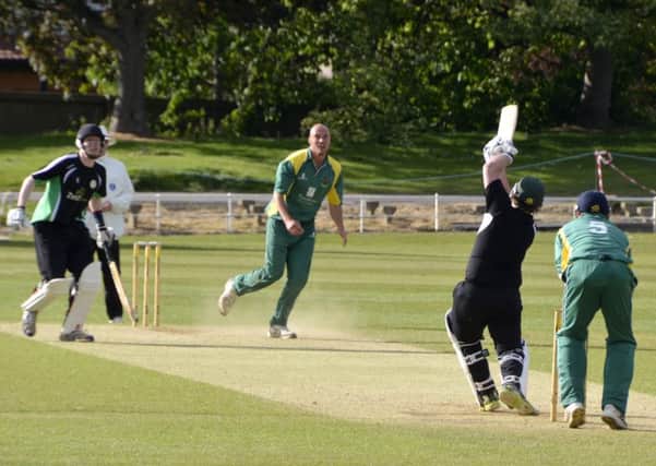 Tom Geeson-Brown watches on as an Appleby Frodingham batsman attacks (Photo: Jane Foster)