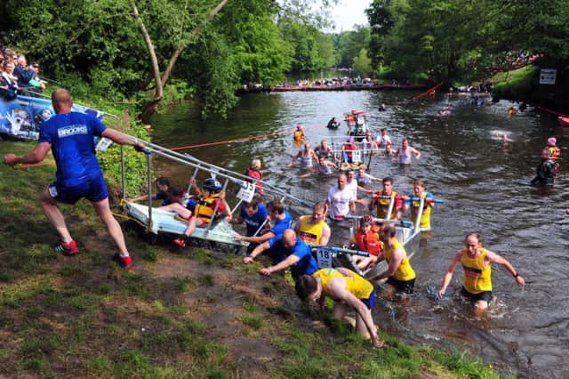 This weekend saw the 50th running of the Knaresborough bed race