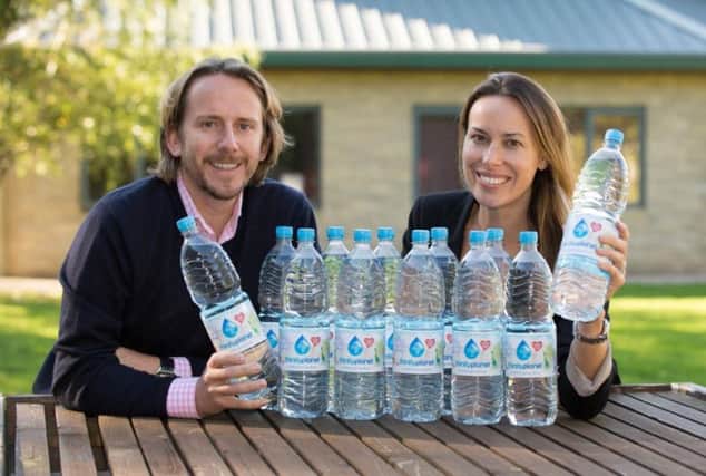 Managing director of Harrogate Water Brands James Cain, who has been awarded an OBE in the Queen's birthday honours list, and his wife Nicky. (S)