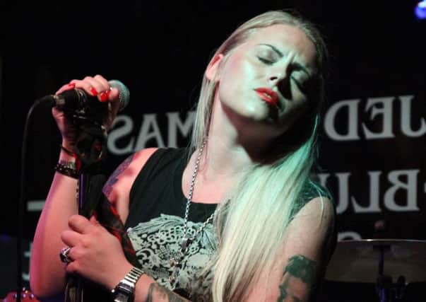 Holly Rose Webber at the Blues Bar, Harrogate 2015. (Picture by Stuart Rhodes)