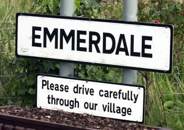 The Emmerdale sign