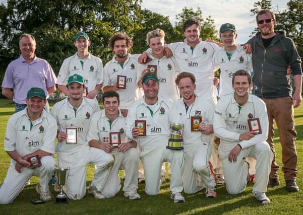 Harrogate Straydogs after lifting the Barrett Cup (Photos: Caught Light Photography)