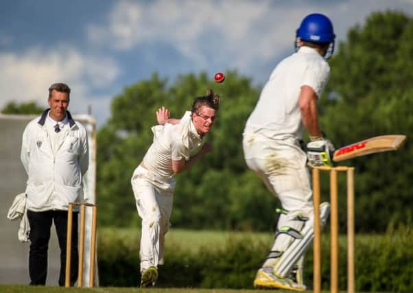 Ouseburn in action in the Nidderdale League (Photo: Caught Light Photography)