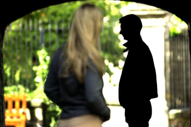 RAPE CASES - NEWS FOCUS
PICTURE  SHOWS SILHOUETTE OF ACCUSED MALE RAPIST AND UIDENTIFIED WOMAN.