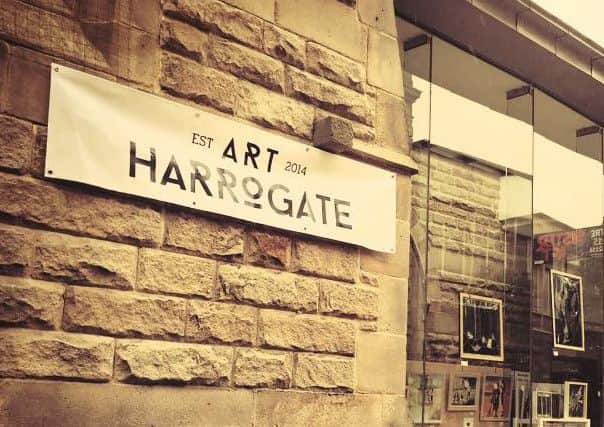 Art Harrogate's exhibtion at St Peter's Church in Harrogate.
