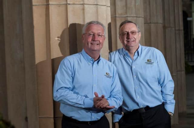 Andrew and Richard Manby, directors of Joe Manby Ltd of Harrogate. (S)