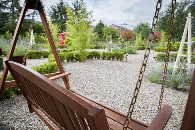 The sensory garden at The Police Treatment Centre.