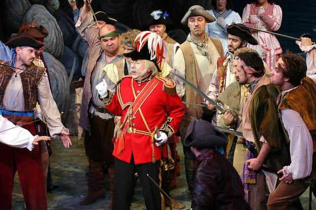 International Gilbert & Sullivan Festival highlight - Richard Suart of the Gilbert and Sullivan Opera Company starrng as Major General Stanley in The Pirates of Penzance. Richard Suart another of the Gilbert and Sullivan Opera Company stars as Major General Stanley in The Pirates of Penzance.  pirates