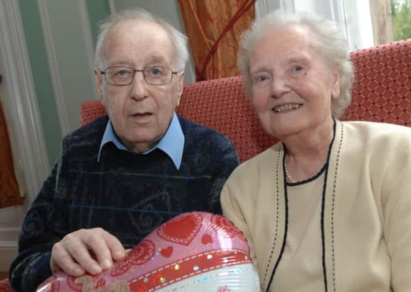 NADV 1509078AM1 John (86) and Doreen (88) Brown who celebrate their 65th wedding anniversary. (1509078AM1)