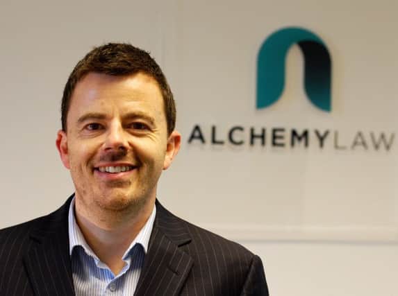 Stephen Hattersley, head of claims at Harrogate's newest law firm, Alchemy Law. (S)