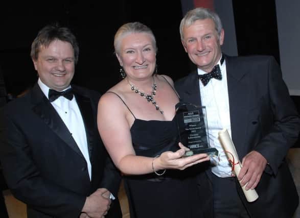No stranger to awards success, judge Lucy Hind picked up the Green Award for Covance at the Harrogate Advertiser Series Business Awards in 2013.