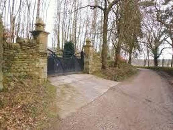 The eerie entrance to the Swinsty Hall. Credit: Haunted Harrogate