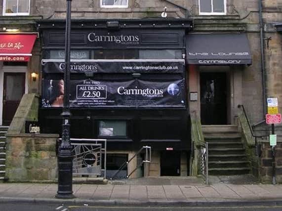 Carringtons nightclub was a popular spot on Station Parade in Harrogate in the 1980s and 90s.