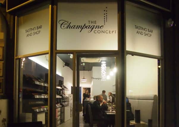 The Champagne Concept on Oxford Street, Harrogate.
