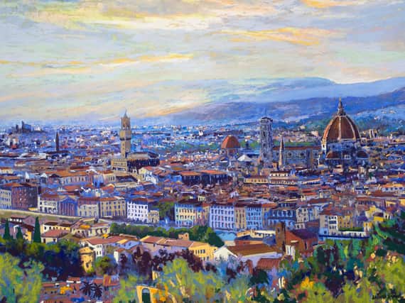 Florence, pastel by Tony Brummell Smith.