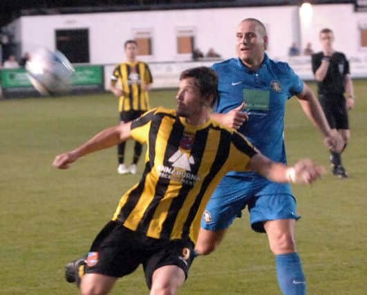 Paul Clayton has struggled for goals up front for Harrogate Town this season