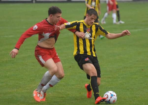 Jerry Yates scored three goals for Harrogate Town while on loan last month  (1511142AM2)