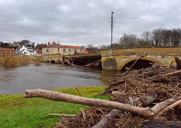 Historic Tadcaster Bridge which has partially collapsed. (Picture: Anthony Chappel-Ross)