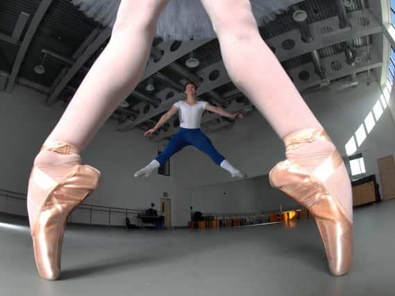 The Northern Ballet studio in Leeds. (Picture By Simon Hulme)
