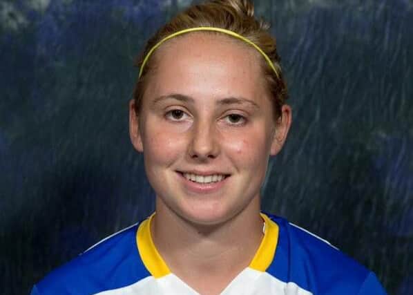 Leah Galton broke a university all-time record with her 48 goals in four years at Hofstra University
