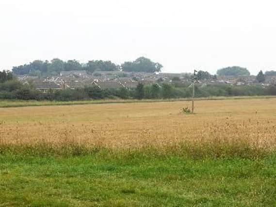 The site of plans for 450 homes in Ripon