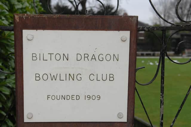Damage at Bilton Dragon Bowling Club