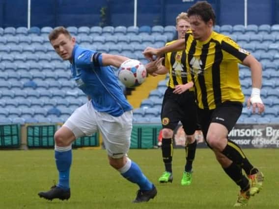 Paul Clayton scored Town's fourth in an all-action performance