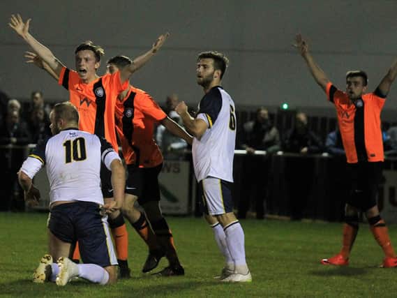 Tadcaster Albion and Worksop Town are embroiled in a fierce title challenge in Northern Counties East League