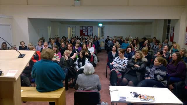 More than 100 women turned up to the first meeting of a new WI branch in Harrogate.