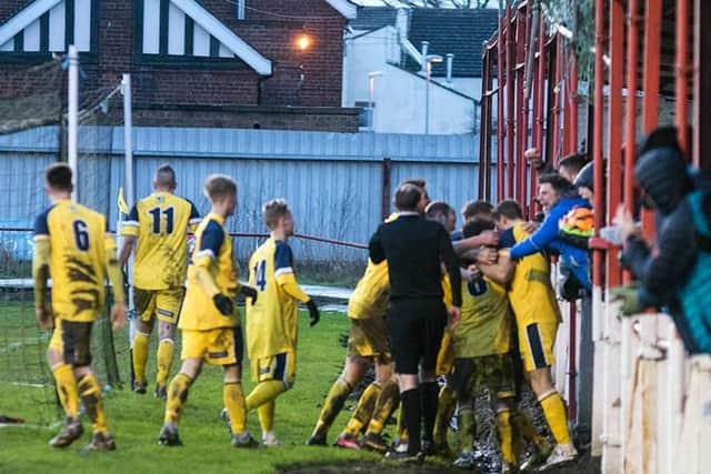 Albion beat Worksop for a third time this season - and a second by the scoreline 4-1 (Photo: Ian Parker)