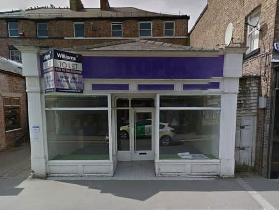The empty Edetopiashop, in North Street, Ripon, which could be turned into a pizza shop.