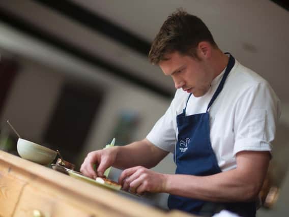 Tommy Banks, head chef at the Michelin-starred Black Swan at Oldstead.