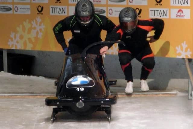 Axel Brown is bidding to make the Winter Olympics for Team GB