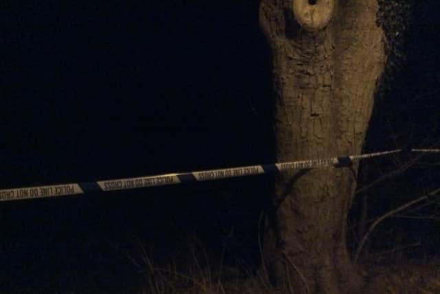 Police have cordoned off Pinewoods in Harrogate