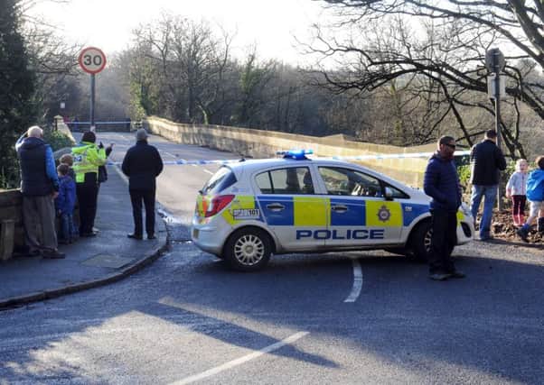 Linton Brdge closed near Wetherby 27th dec 2015