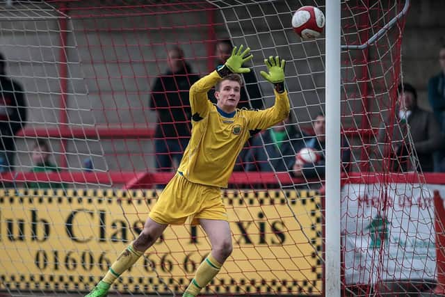 Young goalkeeper Chandler Hallwood conceded seven after being Railway's hero on Saturday (Photo: Caugth Light Photography)