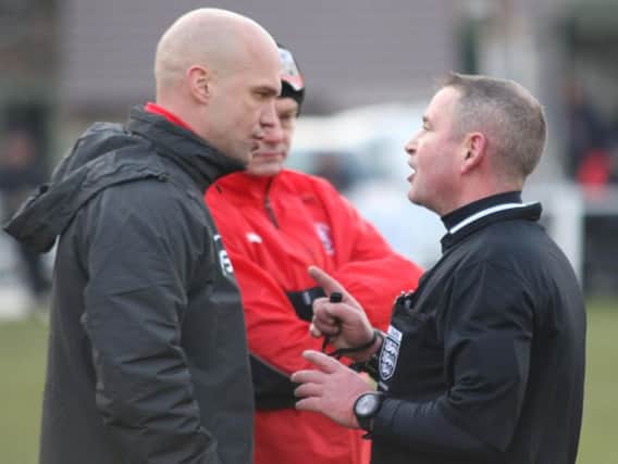 Paul Stansfield felt Knaresborough Town should have won two penalties against Hull United on Saturday