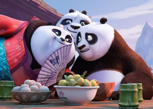 Kung Fu Panda 3 showing at the Harrogate Odeon